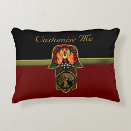 Hand of Hamsa feat: Tree of Life アクセントクッション