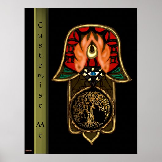 Hand of Hamsa feat: Tree of Life ポスター (正面)