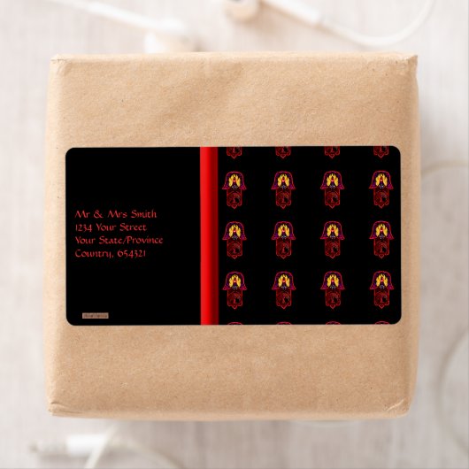 Hand of Hamsa feat: Tree of Life 3 ラベル (インサイチュ)