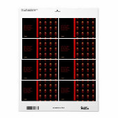 Hand of Hamsa feat: Tree of Life 3 ラベル (フルシート)