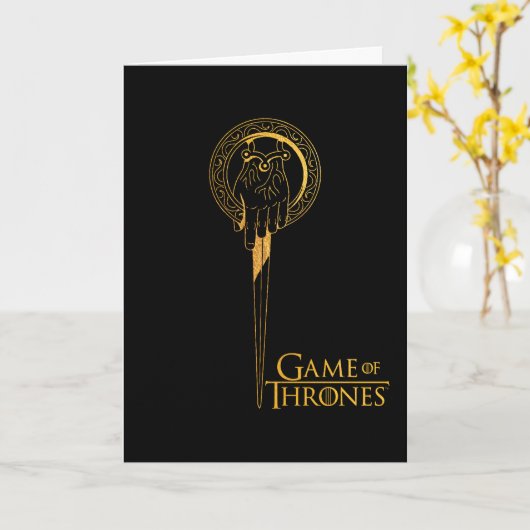 Hand of the King Icon カード (黄色い花)