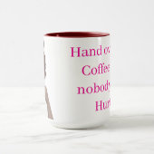 Hand over the Coffee Mug マグカップ (中央)