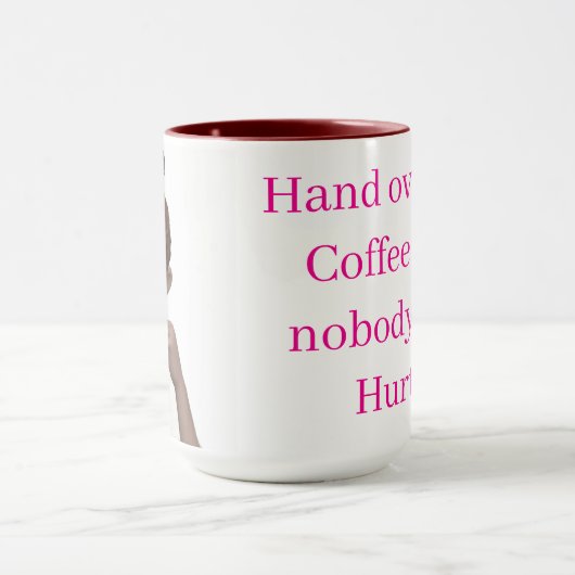 Hand over the Coffee Mug マグカップ (中央)