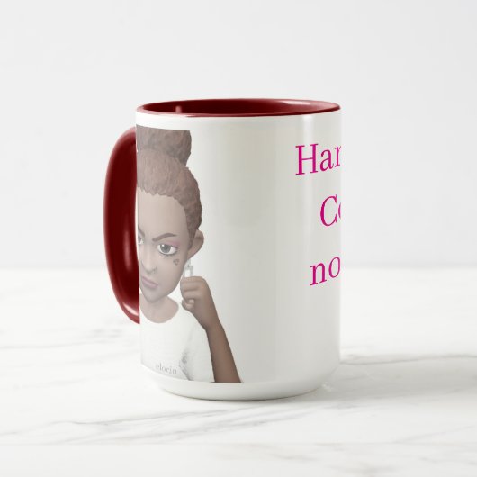 Hand over the Coffee Mug マグカップ (正面左)