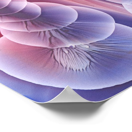 Hand Painted Abstract Fantasy Artwork ポスター (角)