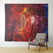 Hand Painted Abstract Fantasy Painting タペストリー (インサイチュ(横))