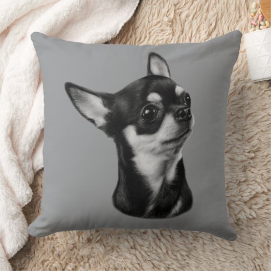 Hand-painted Chihuahua クッション (ブランケット)