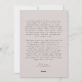 Hand-Painted Christmas Tree Family Greeting シーズンカード (裏面)