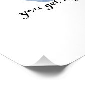 Hand Painted Daisy Rosemary Jar Bottle  ポスター (コーナー)