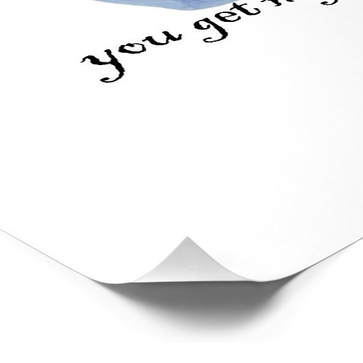 Hand Painted Daisy Rosemary Jar Bottle  ポスター (コーナー)