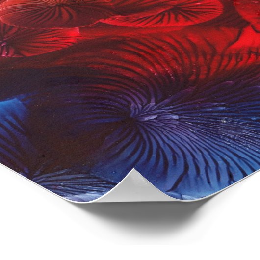 Hand Painted Deep Space Fantasy Painting ポスター (角)