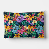 Hand Painted Exotic Floral Pattern-23001 アクセサリーポーチ (裏面)