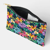 Hand Painted Exotic Floral Pattern-23001 アクセサリーポーチ (見開き)