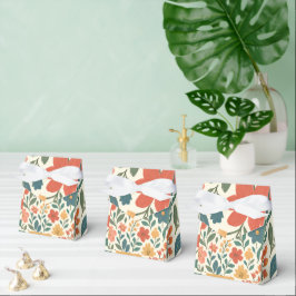 Hand-Painted Floral Pattern – Colorful Botanical フェイバーボックス