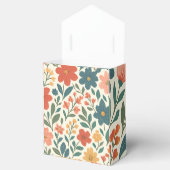 Hand-Painted Floral Pattern – Colorful Botanical  フェイバーボックス (オープン)