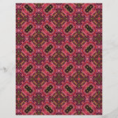 Hand-Painted Ink Florals Paper Sheet (裏面)