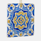 Hand-Painted Majolica Pattern セラミックオーナメント (右)