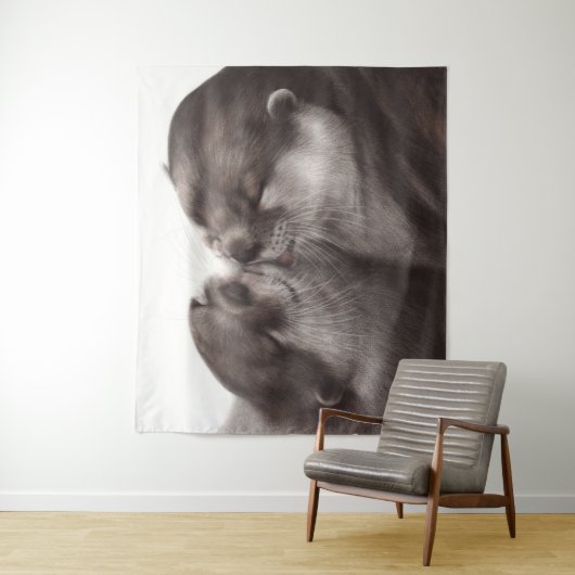 Hand Painted Realistic Wildlife Artwork タペストリー (インサイチュ)