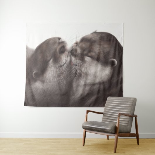 Hand Painted Realistic Wildlife Artwork タペストリー (インサイチュ(横))