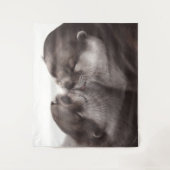 Hand Painted Realistic Wildlife Artwork タペストリー (正面)