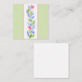 Hand Painted Watercolor Floral small ENCLOSURE  ノートカード (正面/裏面)