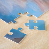 Hand Painted Wild Cat Portrait ジグソーパズル (側面)