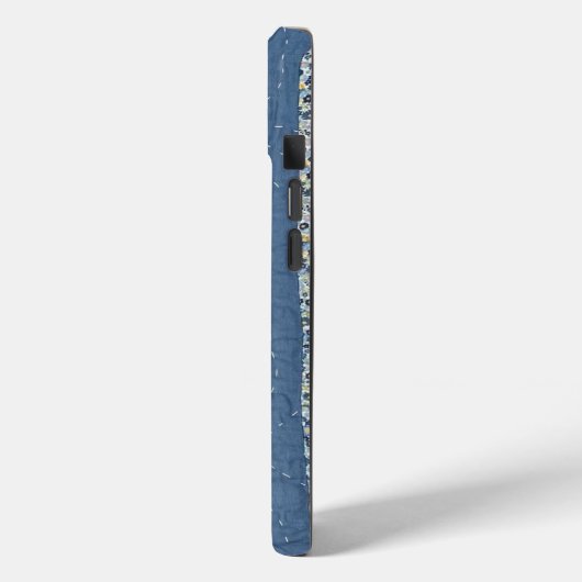 Hand-quilted stitched phone case Case-Mate iPhoneケース (裏面 / 左)