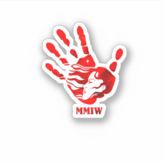 Hand Red Mmiw   シール