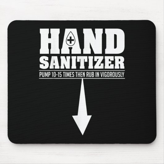 Hand Sanitizer Funny Sarcastic Adult Humor Dirty J マウスパッド (正面)