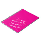 Hand-Scripted Start a New Chapter Spiritual ノートブック (左側)