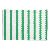 Hand-Stitched Ticking Stripe Coordinate – Green 枕カバー (裏面)