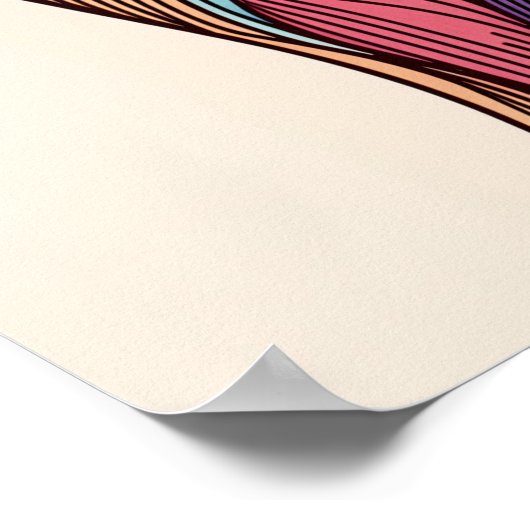 Hand to Horizon - Birds Soar from Finger Peaks ポスター (角)