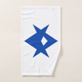 Hand Towel with Flag of Toyota City, Japan ハンドタオル (ハンドタオル)