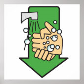 Hand Washing ポスター (正面)