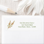 Hand Water 色彩の鮮やか Color Greenery Christmas Address ラベル<br><div class="desc">この飾オリジナルの水色スタイリッシュの差出人住所ラベルに色彩の鮮やか包まれる。白いシンプル背景にお洒落、手、色彩の鮮やかオリジナル地球の野生の花をトーンした。緑モダンのエレガントタイポグラフィ。すべてのカスタマイズ文字が可能。家族の名前と住所でパーソナライズするか、選択した他の文字を追加する。この飾一致する素朴な水の色のデザインとクリスマスの休日のカード。緑の文字、白い背景と黄褐色の緑。</div>