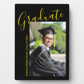Hand Written Graduate Photo 5 x 7 Desktop フォトプラーク (正面)