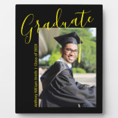 Hand Written Graduate Photo 8 x 10 Desktop フォトプラーク (正面)