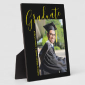 Hand Written Graduate Photo 8 x 10 Desktop フォトプラーク (側面)