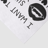 Hand written 'I Want to suck Your blood' 薄葉紙 (詳細)