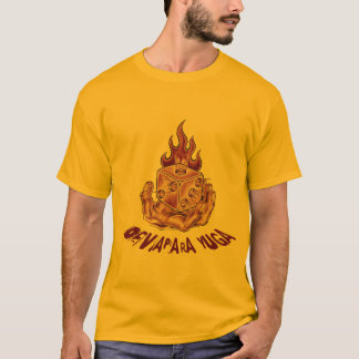 hand würfel tシャツ