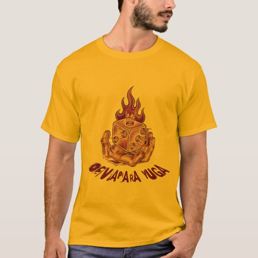 hand würfel tシャツ (正面)