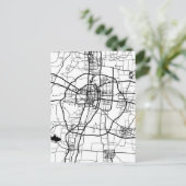 Handan China City Map ポストカード (スタンド正面)