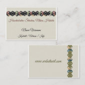 Handarbeiten stricken häckeln nähen 名刺 (正面/裏面)