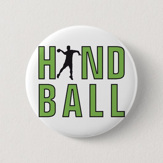 Handball 缶バッジ (正面)