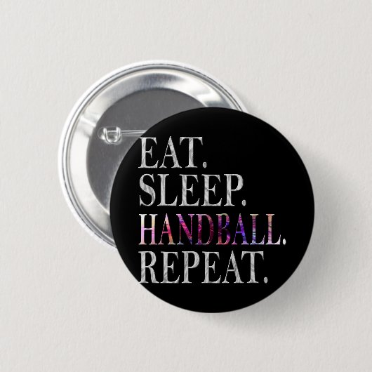 handball 缶バッジ (正面&裏面)