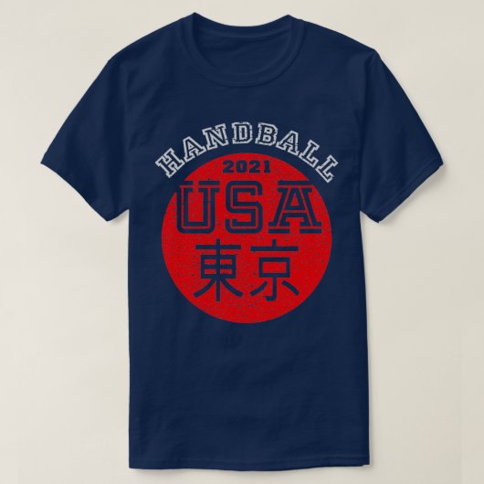 Handball 2021 USA Tシャツ (デザイン正面)