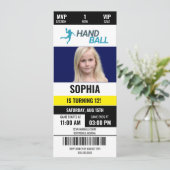 Handball Birthday Girl, Handball player 招待状 (スタンド正面)