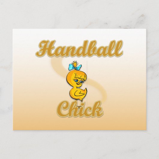 Handball Chick ポストカード (正面)