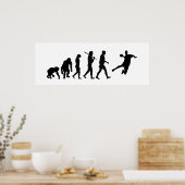 Handball Huge Poster - handball evolution of sport ポスター (キッチン)