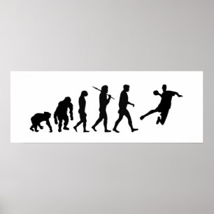 Handball Huge Poster - handball evolution of sport ポスター